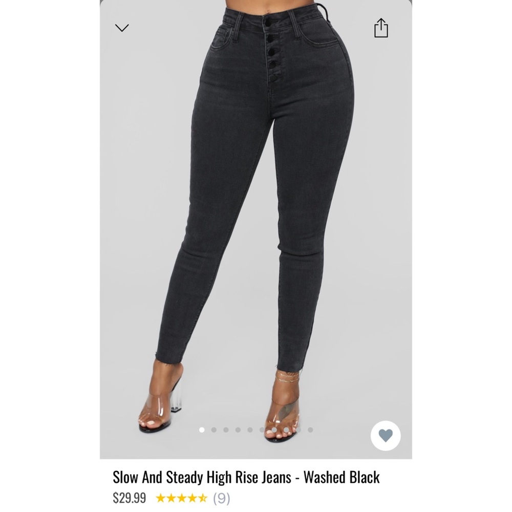 Fashion Nova High Rise Jeans size 15